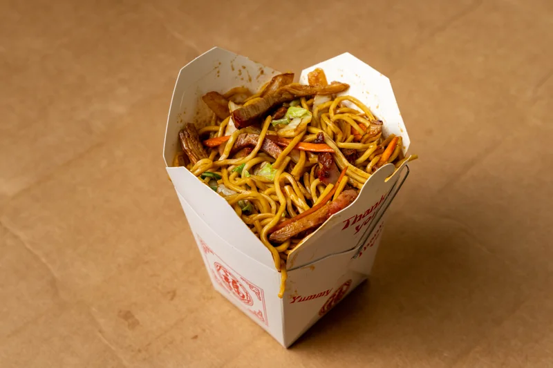 Roast Pork or Chicken Lo Mein from Golden House